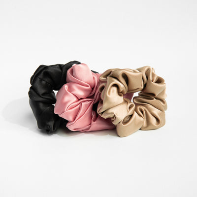 The Perfect Silk Scrunchie Color for Every Hair Color and Skin Tone